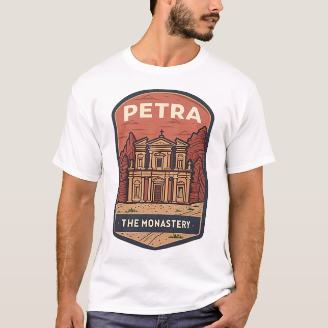 Petra The Monastery T-Shirt (Front)
