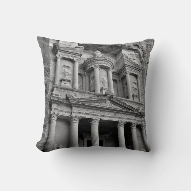 Petra Treasury Building Cushion (Front)
