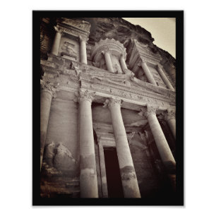 Petra Treasury Building  Photo Print