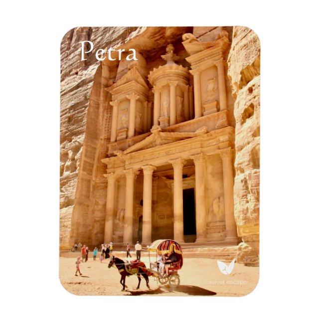 Petra Treasury - fridge magnet (Vertical)