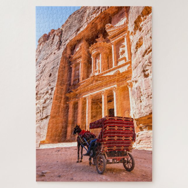 Petra Treasury Jigsaw Jigsaw Puzzle (Vertical)