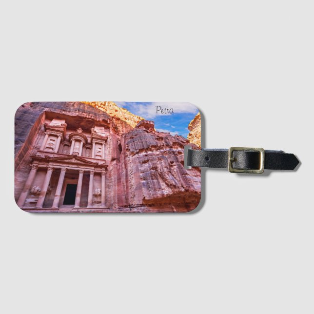 Petra Treasury Luggage Tag (Front Horizontal)
