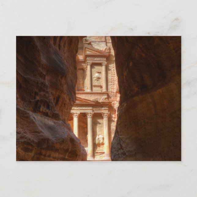 Petra Treasury Revealed Postcard (Front)