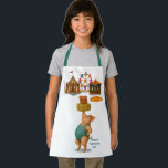 Petra's balancing act apron<br><div class="desc">Fun at the circus! Mix together the tale of the three little pigs and a balancing act, and you have Petra the balancing pig. She may look sweet and pink, but she’s astonishingly agile. Her balancing act blends charm and precision. A favourite among little ones, Petra brings pure joy to...</div>