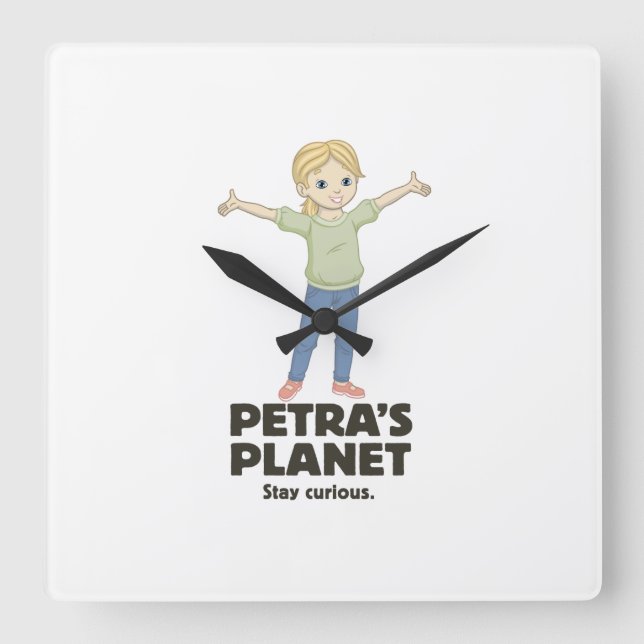 Petra's Planet Wall Clock (Front)