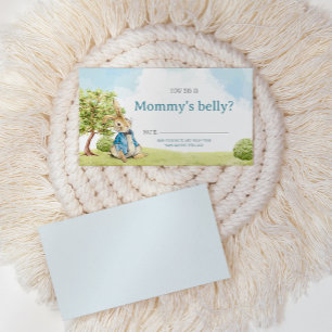 Petre The Rabbit How Big Is Mummy's Belly Game Enclosure Card