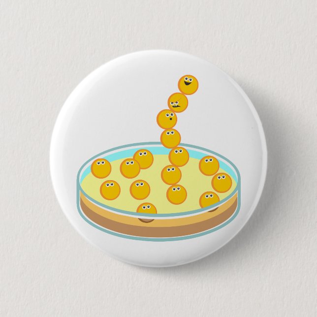 Petri Dish Tower 6 Cm Round Badge (Front)