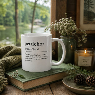 Petrichor Definition Rain Lover Home Decor Gift Coffee Mug