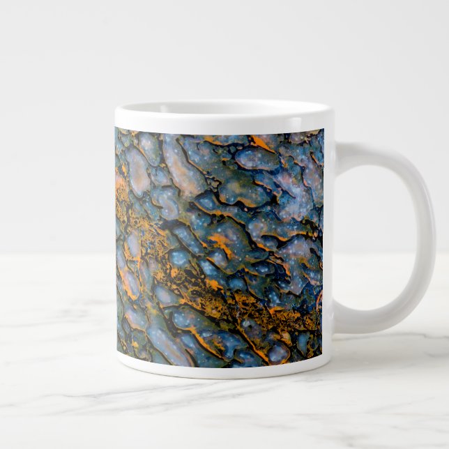 Petrified Dinosaur Bone Large Coffee Mug (Right)