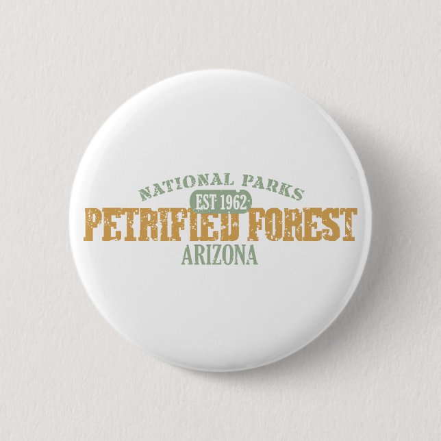 Petrified Forest National Park 6 Cm Round Badge (Front)
