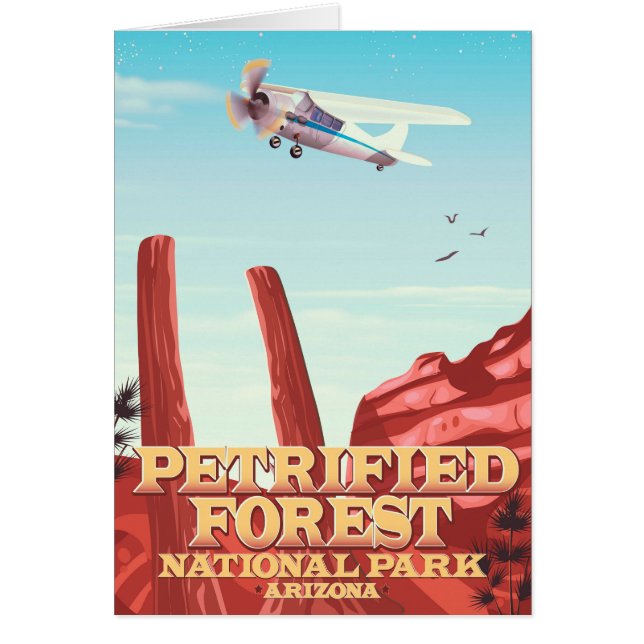 Petrified forest national park, Arizona. (Front)
