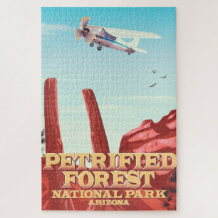 Petrified forest national park, Arizona. Jigsaw Puzzle