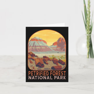 Petrified Forest National Park Arizona Mountain Hi Card