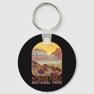 Petrified Forest National Park Arizona Mountain Hi Key Ring