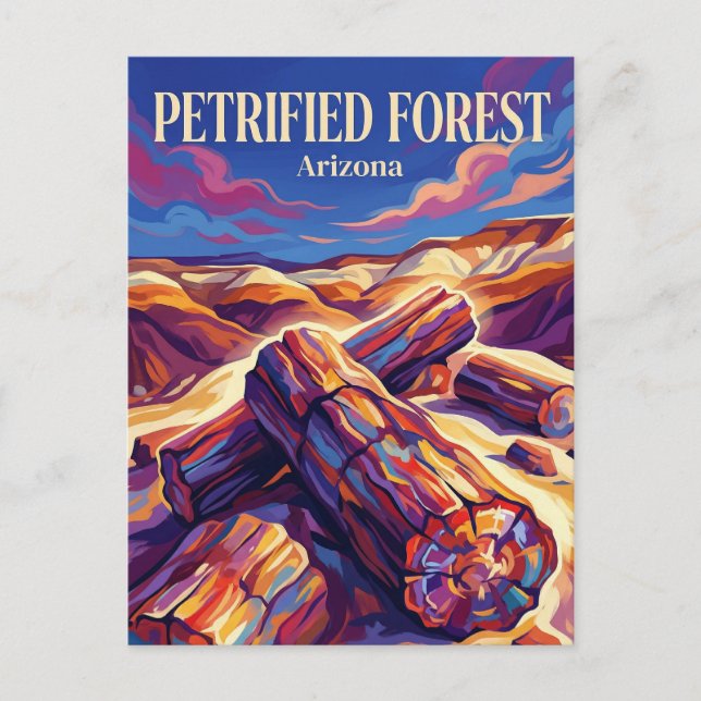 Petrified Forest National Park Arizona Postcard (Front)