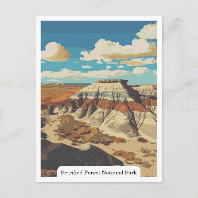 Petrified Forest National Park, Arizona USA Postcard (Front)