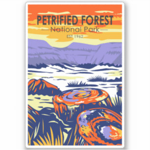 Petrified Forest National Park Arizona Vintage