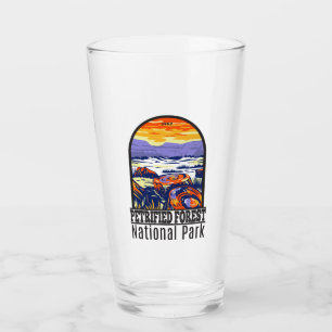 Petrified Forest National Park Arizona Vintage Glass