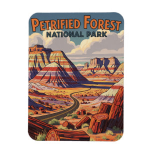 Petrified Forest National Park Landscape Magnet