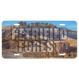 Petrified Forest National Park License Plate