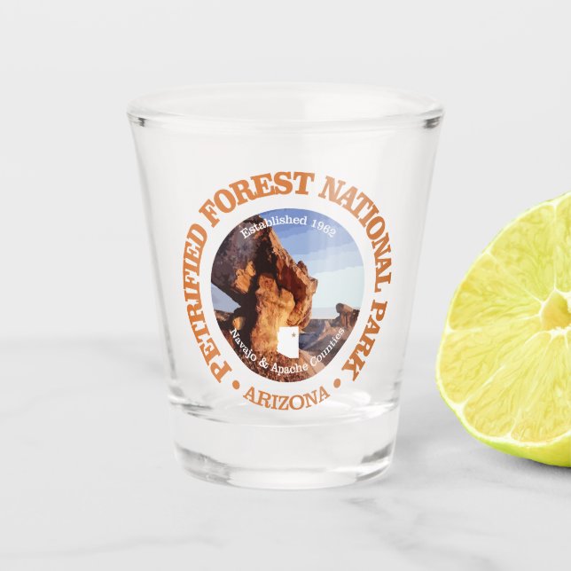 Petrified Forest (NP2) Shot Glass (Front)