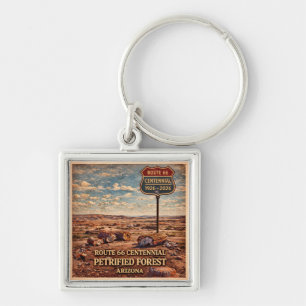 Petrified Forest State Park 1926-2026 Key Ring