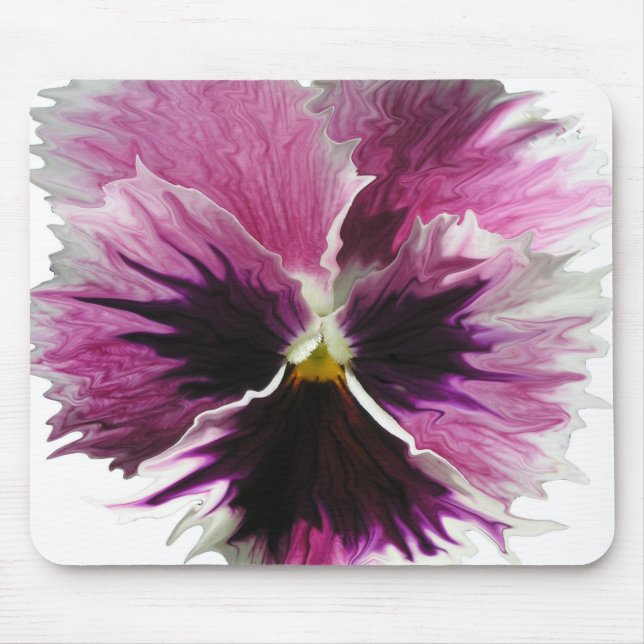 petrified pansy mouse mat (Front)
