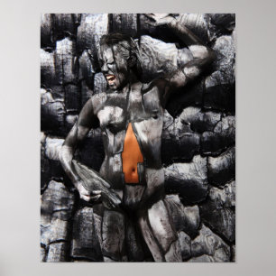 Petrified Wood Bodypaint Poster