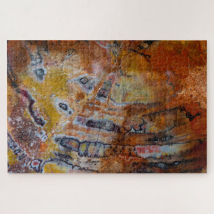 Petrified Wood Brown Jigsaw Puzzle