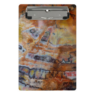 Petrified Wood Brown Mini Clipboard