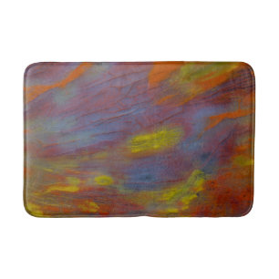 Petrified Wood Close-Up Bath Mat
