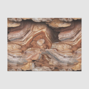 Petrified Wood Decoupage Tissue Paper