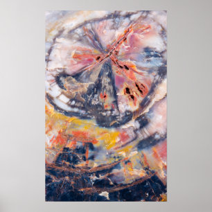 Petrified wood detail, Arizona Poster