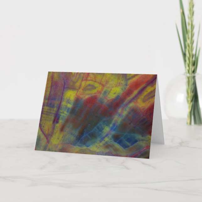 Petrified Wood Horizontal Card (Front)