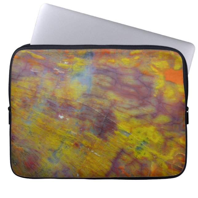 Petrified Wood Laptop Sleeve (Front)