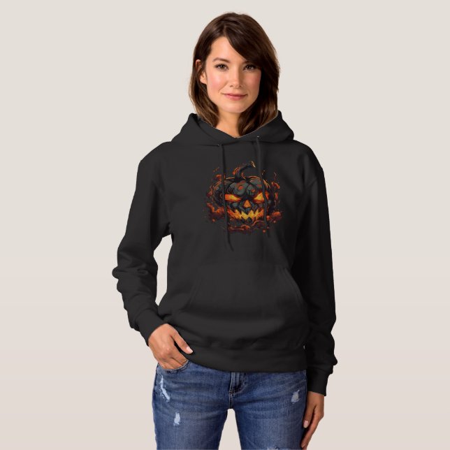  Petrifying Pumpkin Hoodie (Front Full)
