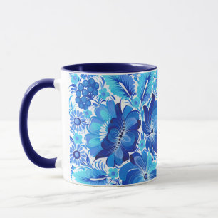 Petrikivka Ukrainian traditional art Mug