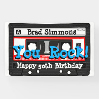 Petro 80's Cassette Tape or Mixtape Any Occasion   Banner
