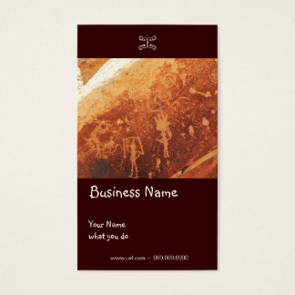 Petroglyph Business/Earring card