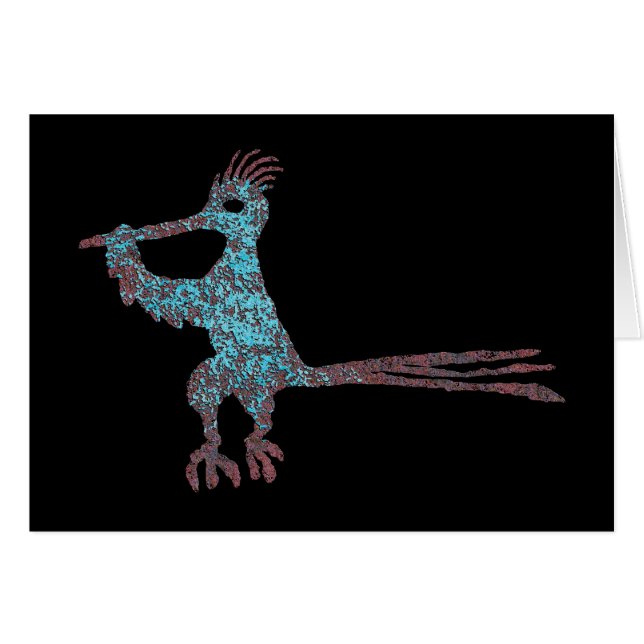 Petroglyph, New Mexico Road Runner (Front Horizontal)