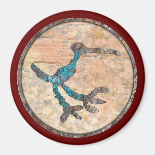 Petroglyph of a Bird, Petrified Forest National Az Magnet