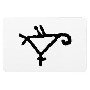 Petroglyph of a Stylised Parrot Magnet