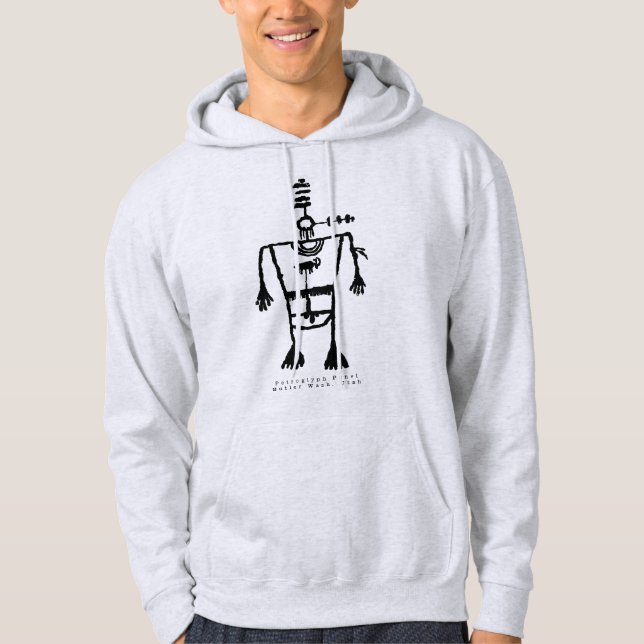 Petroglyph Panel Butler Wash, Utah T-Shirt Hoodie (Front)