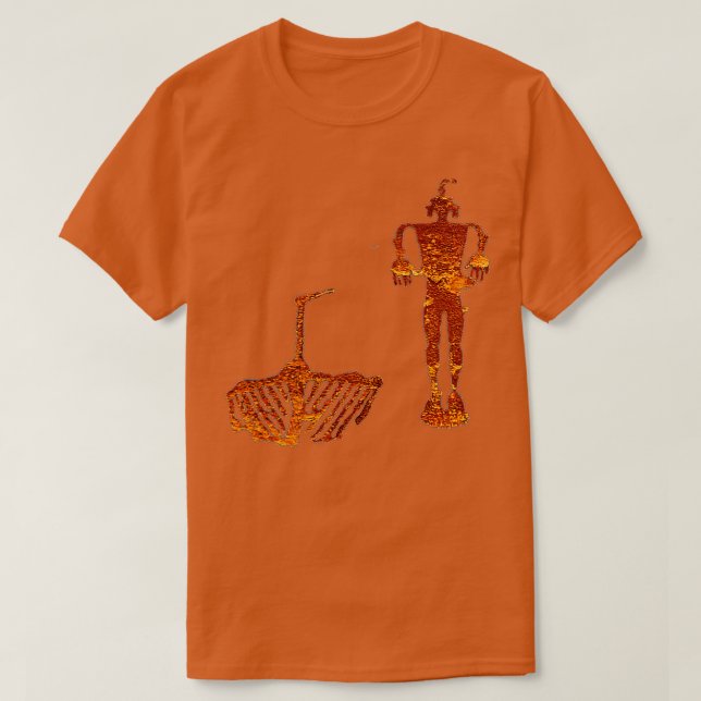 Petroglyph Rock Art  T-Shirt (Design Front)