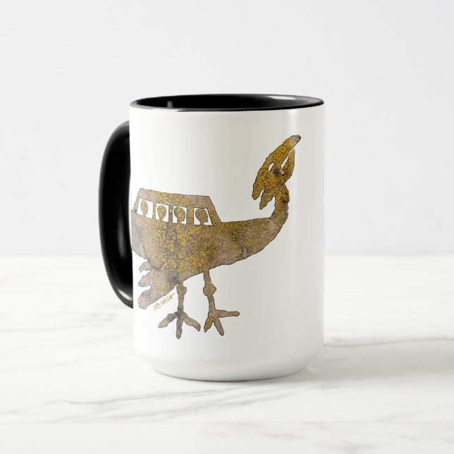 petroglyph UFO Talking Canyons, New Mexico Mug (Front Left)