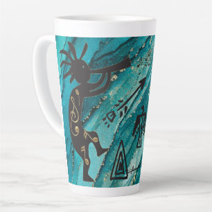Petroglyphs American Indian Kokopelli  Latte Mug