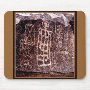 PETROGLYPHS AMERICAN SOUTHWEST, NEVADA DESERT MOUSE MAT
