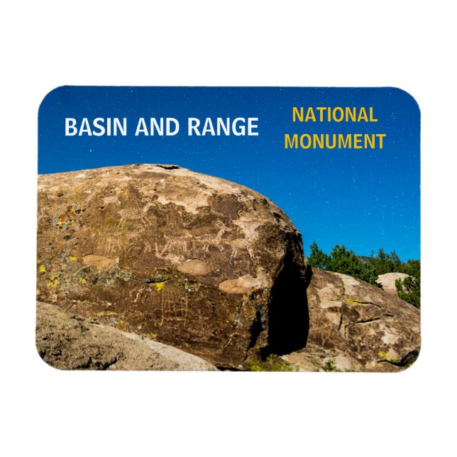 Petroglyphs, Basin and Range National Monument Magnet (Horizontal)