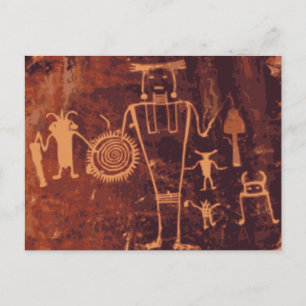 Petroglyphs, Dinosaur National Monument, Colorado Postcard