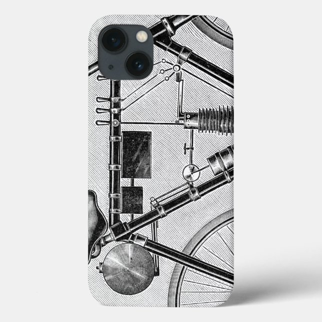 Petrolette Omega Motorcycle, 1895 Case-Mate iPhone Case (Back)